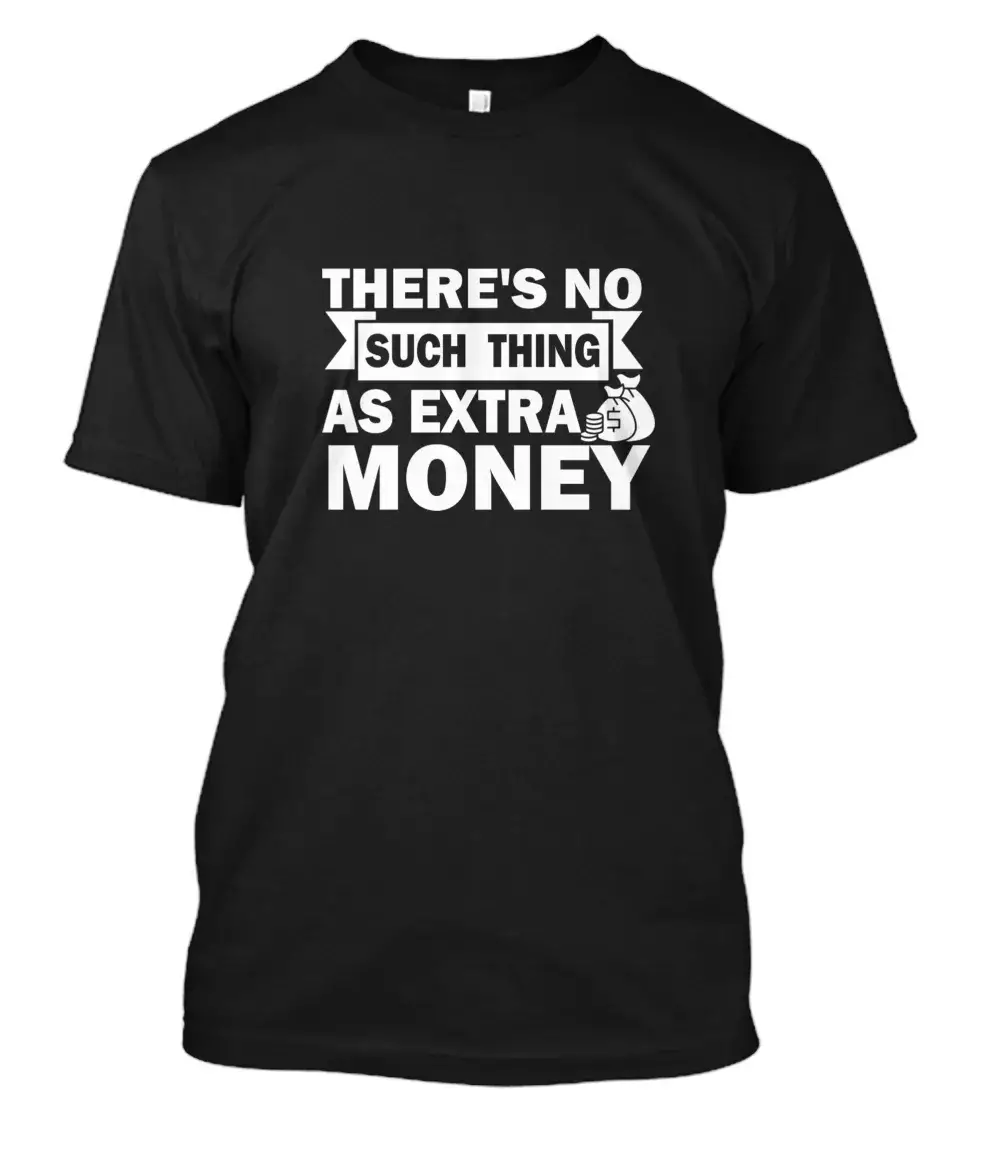 No Money Black/White Tee